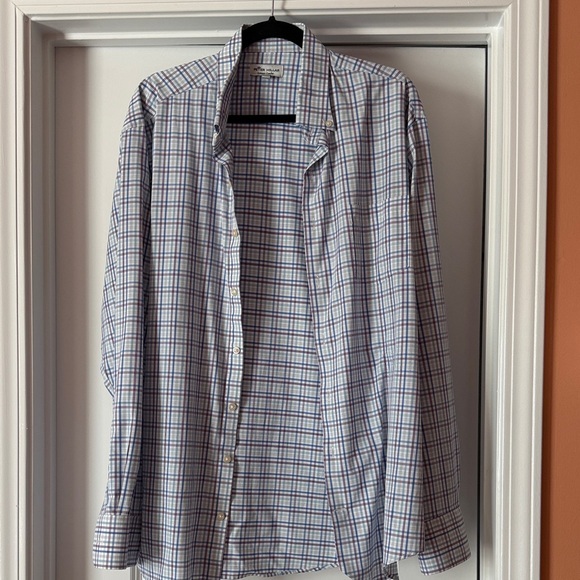 Euc Peter Millar Summer Comfort Button Up Shirt
